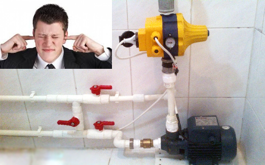 Solutions for the problem of the sound of a domestic water pump 1