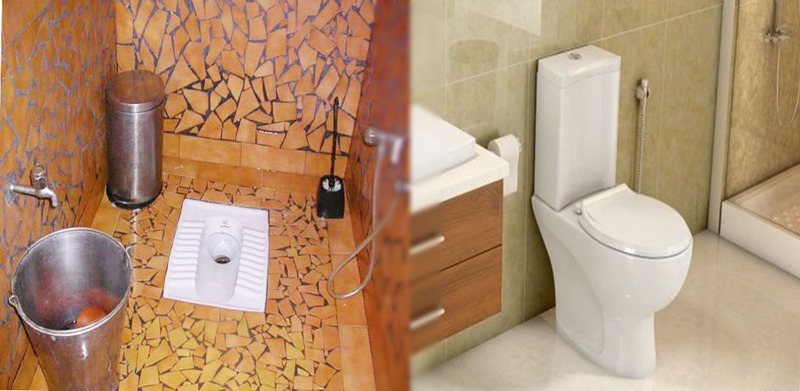 روش های بازکردن گرفتگی توالت فرنگی و ایرانی