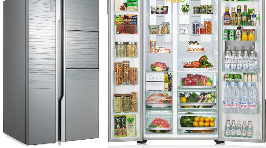 مقایسه ظرفیت یخچال ساید بای ساید