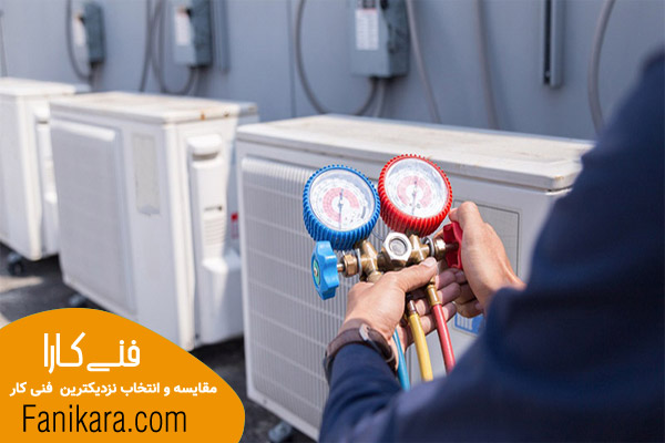 کمبود گاز کولرعلت یخ زدن کولر گازی
