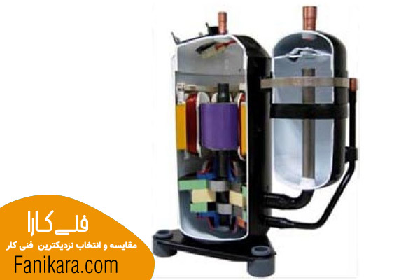 کمپرسور روتاری یکی از انواع کمپرسور کولر گازی
