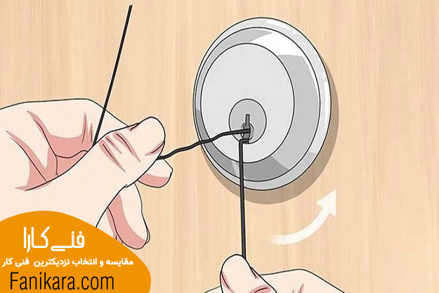 باز کردن قفل درب منزل