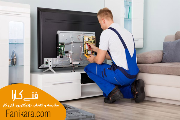 تعمیر پنل تلویزیون توسط تعمیرکار تلویزیون ال جی
