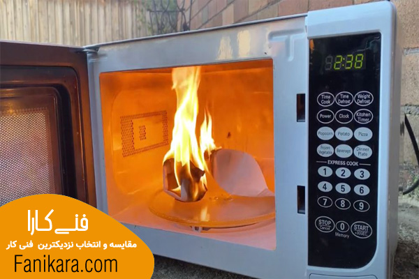مشکلات رایج در مایکروفر
