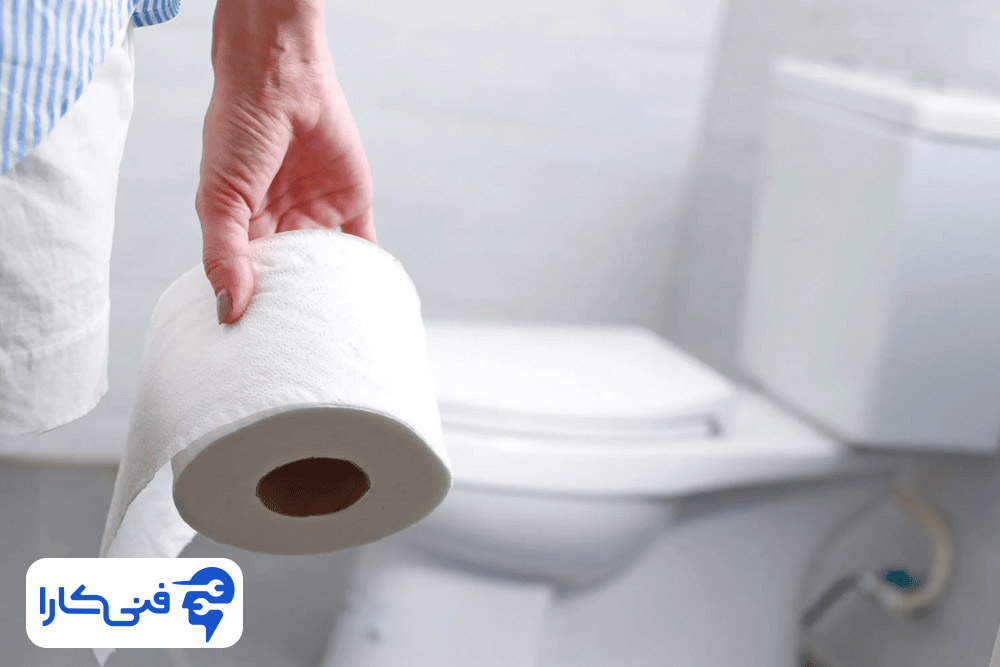 خرابی و آلودگی ملزوماتی مثل دستمال توالت در رطوبت بالا
